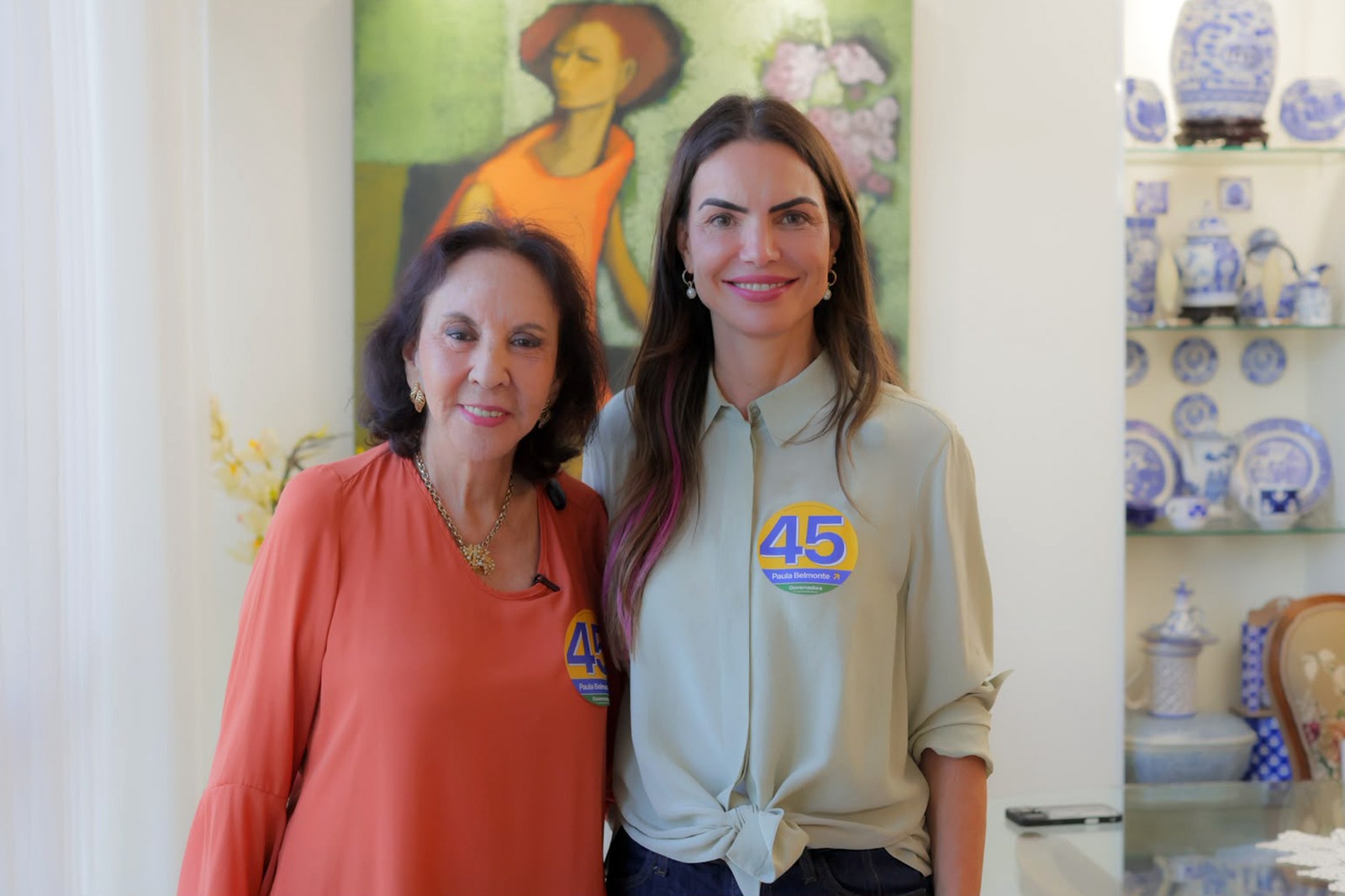 Maria Abadia, aliada de Arruda, declara apoio à candidatura de Paula Belmonte - Maria Abadia, aliada de Arruda, declara apoio à candidatura de Paula Belmonte -
