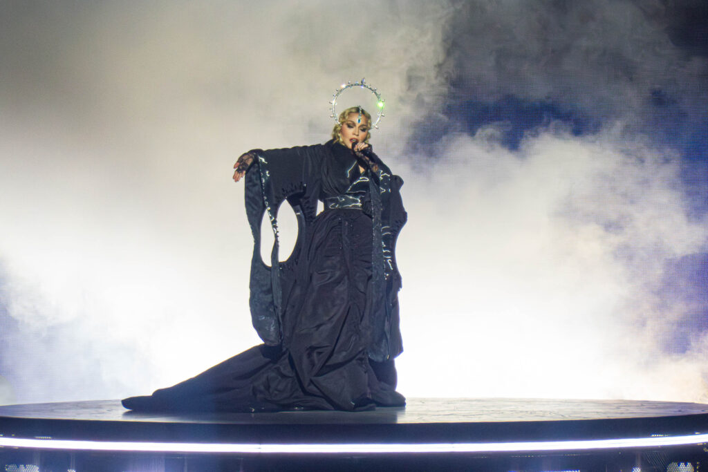 Madonna no palco