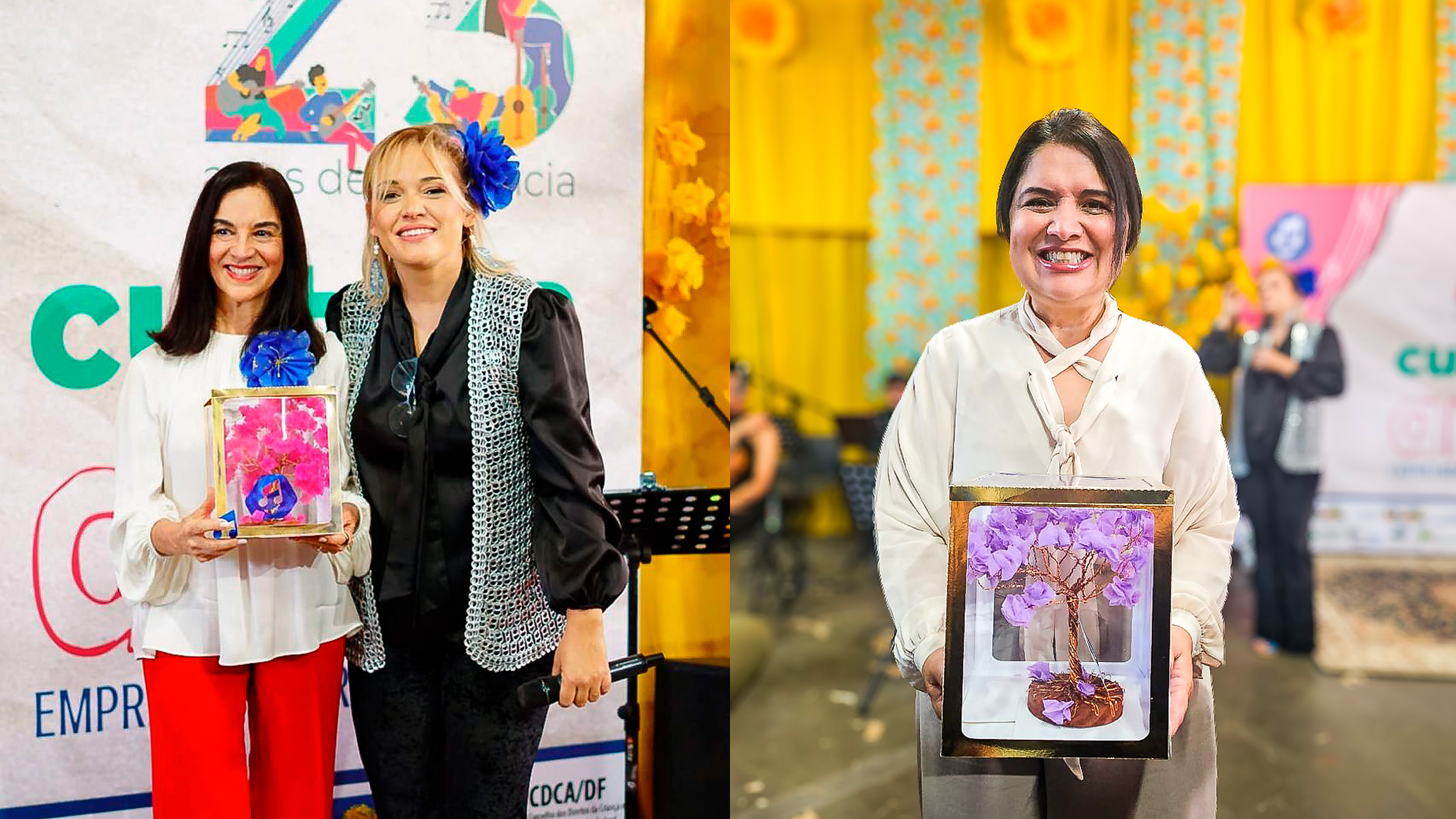 Símbolo de resiliência é entregue a mulheres por Instituto Reciclando Sons