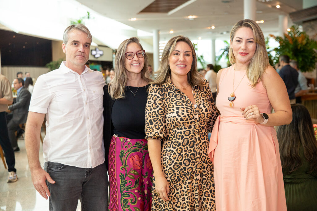 Rodolfo Sócrates, Lilian Kraemer, Fernanda Caixeta e Denise Margis | Foto: Mariana Campos