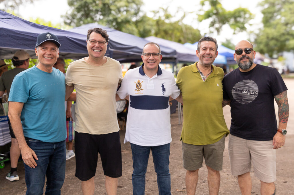 Fernando Melo, Kiko Caputo, João Paulo Menna Barreto, Marcelo Cunha e Renato Lobo | Foto: Mariana Campos