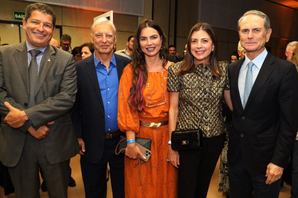 Sandro Avelar, Felipe e Paula Belmonte, Anna Christina Kubitschek e Paulo Octávio
