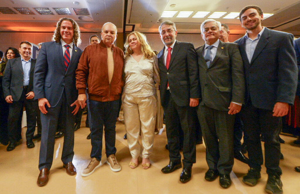 Veneziano Vital, Ibaneis Rocha, Glaucia e Guilherme Machado, Roberval e Rôberson Belinati