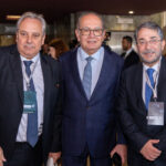 Josemar Gimenez, Gilmar Mendes e Guilherme Machado no XIII Fórum de Lisboa | Foto: Mariana Campos
