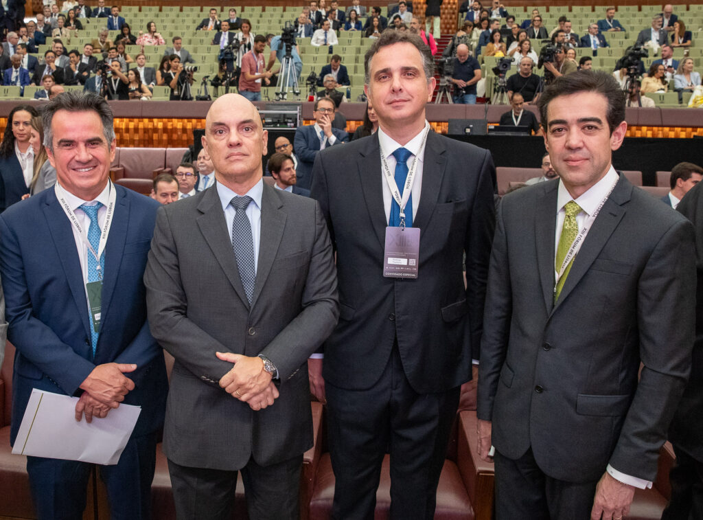 Ciro Nogueira, Alexandre de Moraes, Rodrigo Pacheco e Bruno Dantas | Foto: Mariana Campos