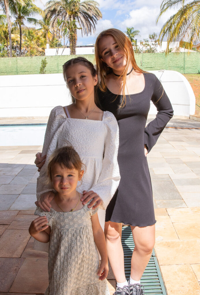 Barbara, Eva e Sofia Leshkevich | Foto: Mariana Campos