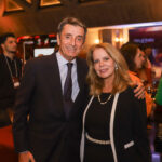 O embaixador Alessandro Cortese e a curadora da mostra Sueli Maestri | Foto: Mariana Campos