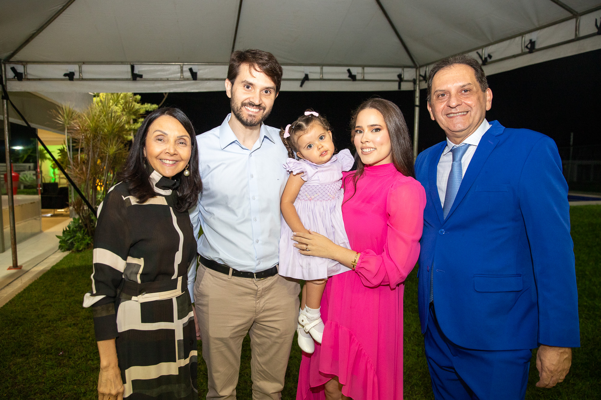 Luziana Soares da Fonseca, Rafael Fonseca, Maria Luísa e Karen Fonseca, ministro Reynaldo da Fonseca | Foto: Mariana Campos