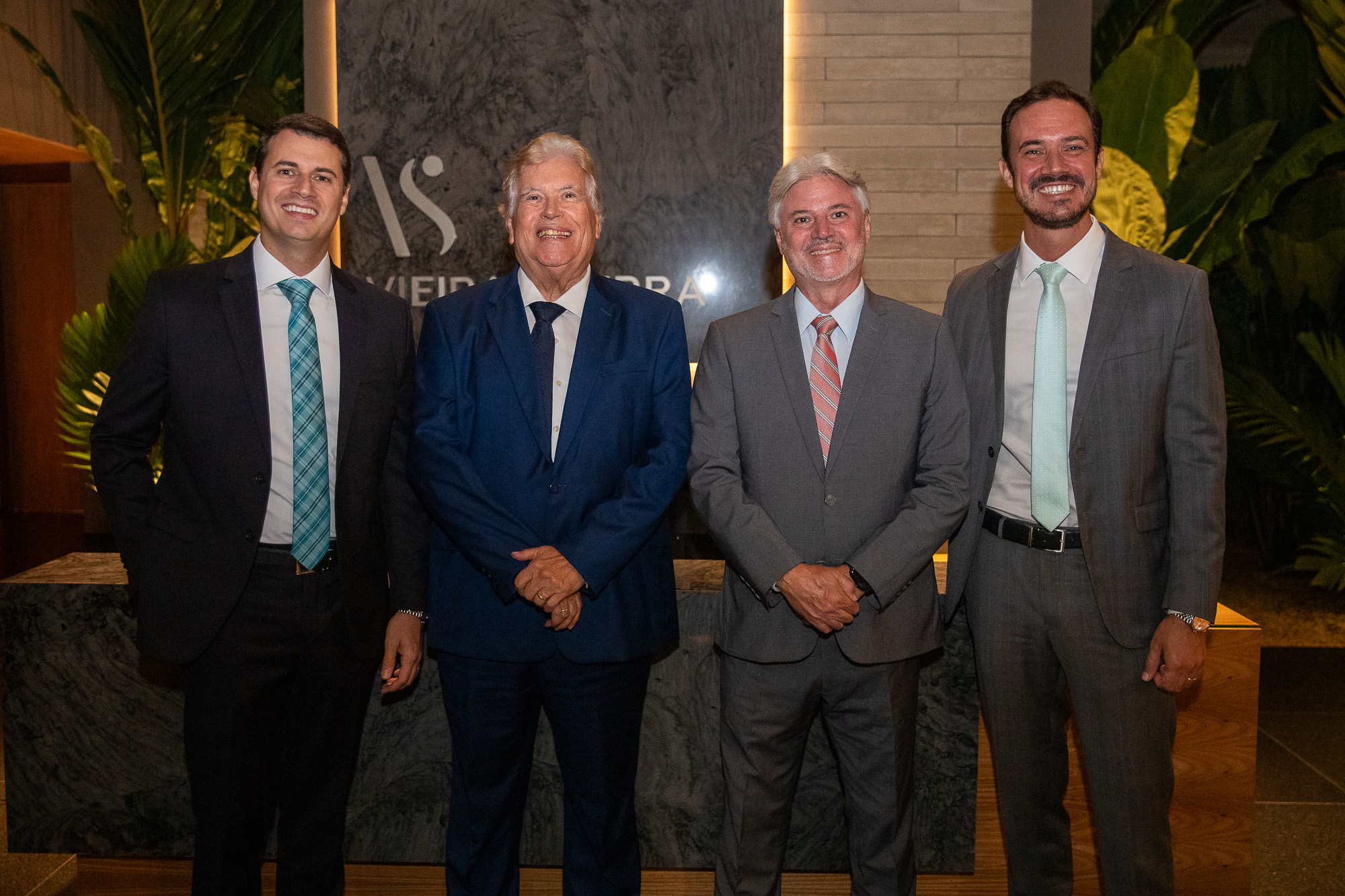 Leonardo Vieira, Brasilino Ramos, o procurador Luis Eduardo Serra e Eduardo Vieira | Foto: Mariana Campos