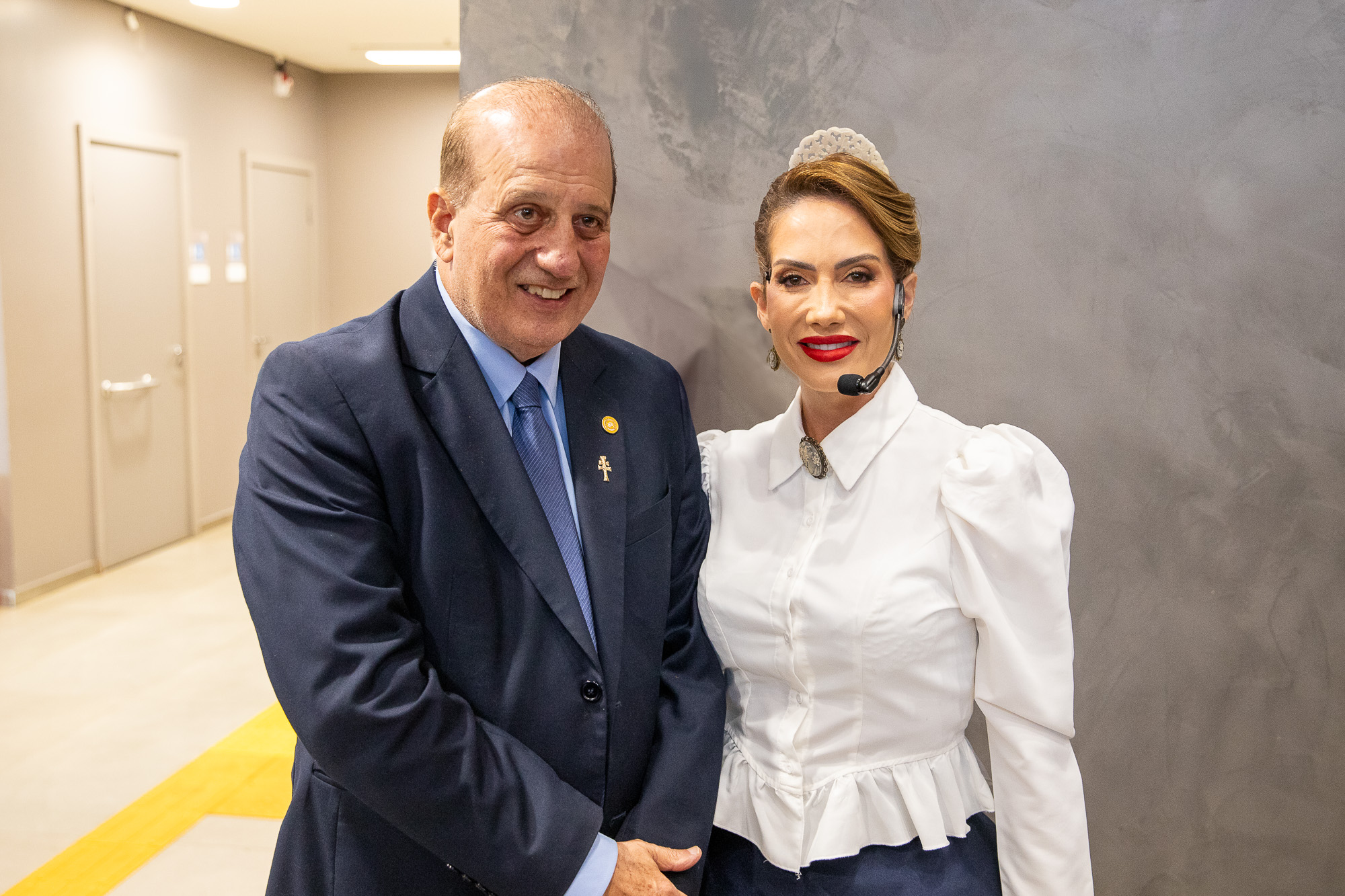 Ministro Augusto Nardes e a CEO da Rede Governança Brasil, Cris Nardes | Foto: Mariana Campos