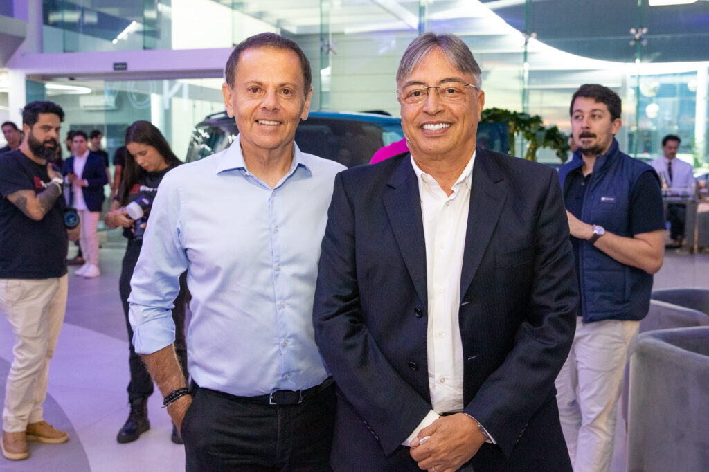 Nadim Haddad e o presidente do Conselho do Grupo Saga Fernando Maia