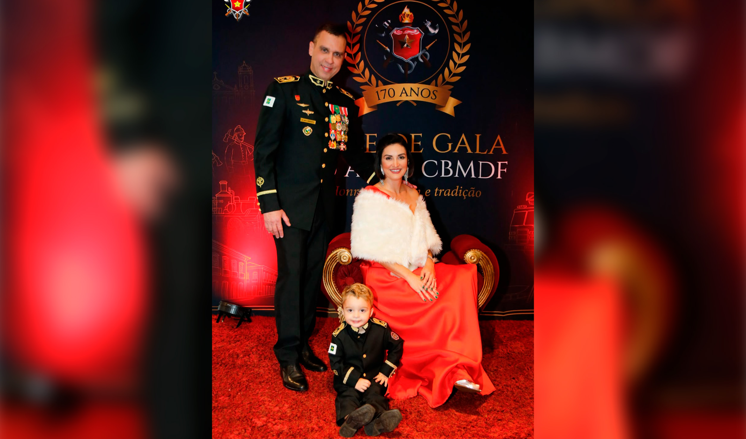 Pequeno bombeiro conquista convidados em baile de 170 anos do CBMDF - Viva Brasília - 